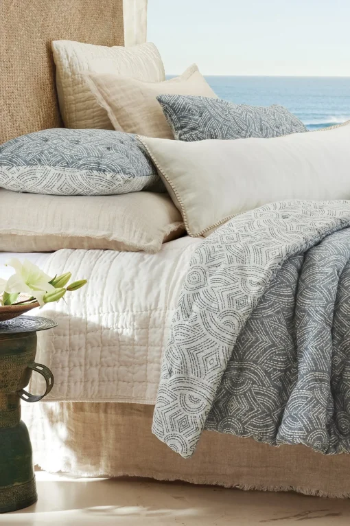 Soft Surroundings bedskirts-Adrina Reversible Bedskirt