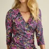 Soft Surroundings Everyday Styles | three quarter length-Alyssa Knit Top
