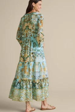 Soft Surroundings Feminine Flourish | Vacation Shop-Baroque Maxi Dress