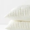 Soft Surroundings pillowcases & shams-Blanche Voile Euro Sham