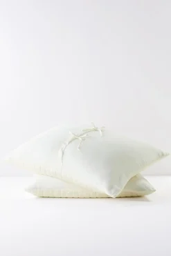 Soft Surroundings pillowcases & shams-Blanche Voile Euro Sham