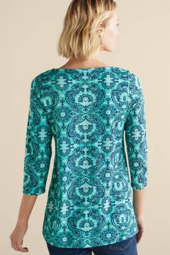 Soft Surroundings Into The Blues | Vacation Shop-Catherine Tunic
