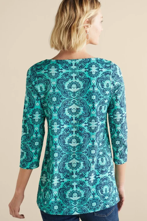 Soft Surroundings Into The Blues | Vacation Shop-Catherine Tunic