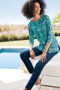Soft Surroundings Into The Blues | Vacation Shop-Catherine Tunic