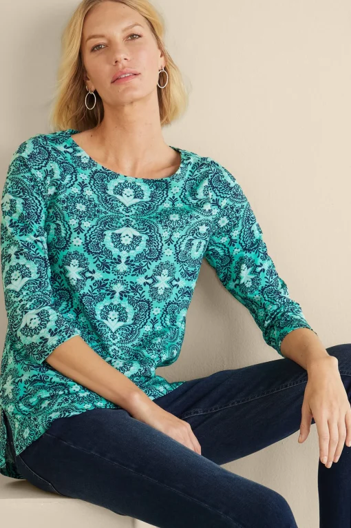 Soft Surroundings Into The Blues | Vacation Shop-Catherine Tunic