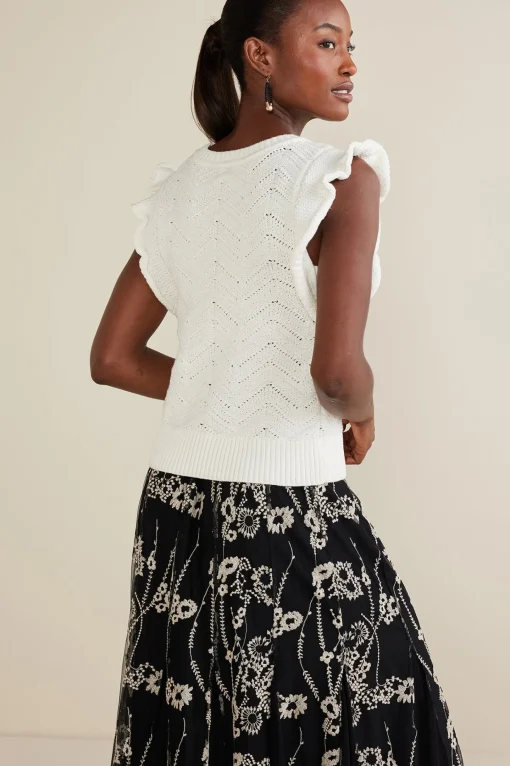 Soft Surroundings Sweaters & Cardigans | sleeveless-Celina Flutter Sleeve Sweater