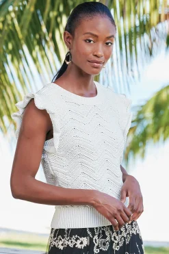 Soft Surroundings Sweaters & Cardigans | sleeveless-Celina Flutter Sleeve Sweater