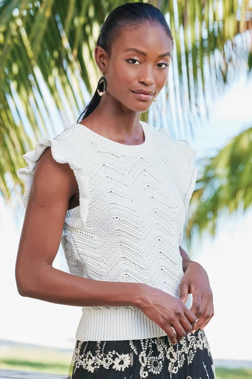 Soft Surroundings Sweaters & Cardigans | sleeveless-Celina Flutter Sleeve Sweater