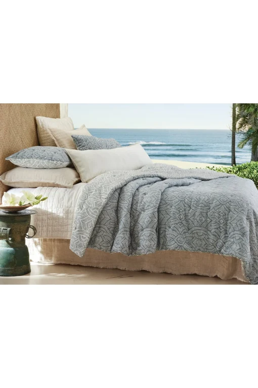 Soft Surroundings pillowcases & shams-Cordova Reversible Jacquard Sham