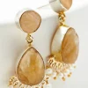 Soft Surroundings Earrings | earrings-Cressa Stone Drop Earring