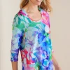 Soft Surroundings three quarter length | pullovers-Darcy Tunic