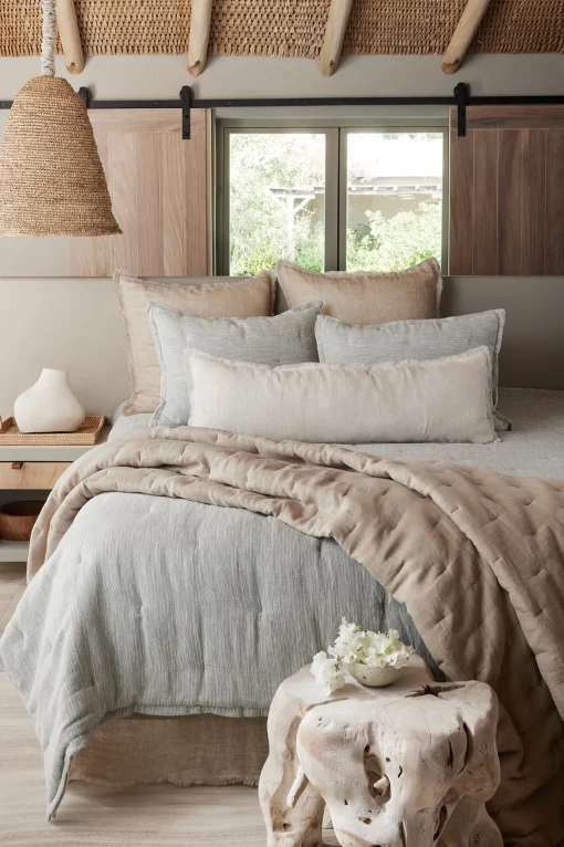 Soft Surroundings comforters-Evie Textured Comforter
