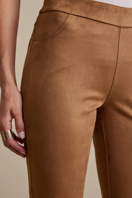 Soft Surroundings full length | bootcut-Faux Suede Bootcut Pants