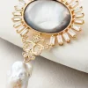 Soft Surroundings rings & pins-Juliet Pearl Drop Brooch