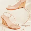 Soft Surroundings sandals | heels-KAANAS Amiata Strappy Wedge Sandal