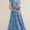 Soft Surroundings solids | mid-length-Kara TENCEL™ Dress