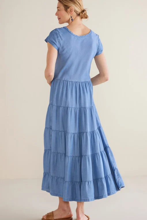 Soft Surroundings solids | mid-length-Kara TENCEL™ Dress
