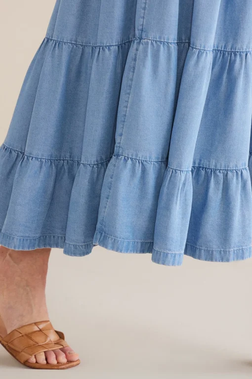 Soft Surroundings solids | mid-length-Kara TENCEL™ Dress