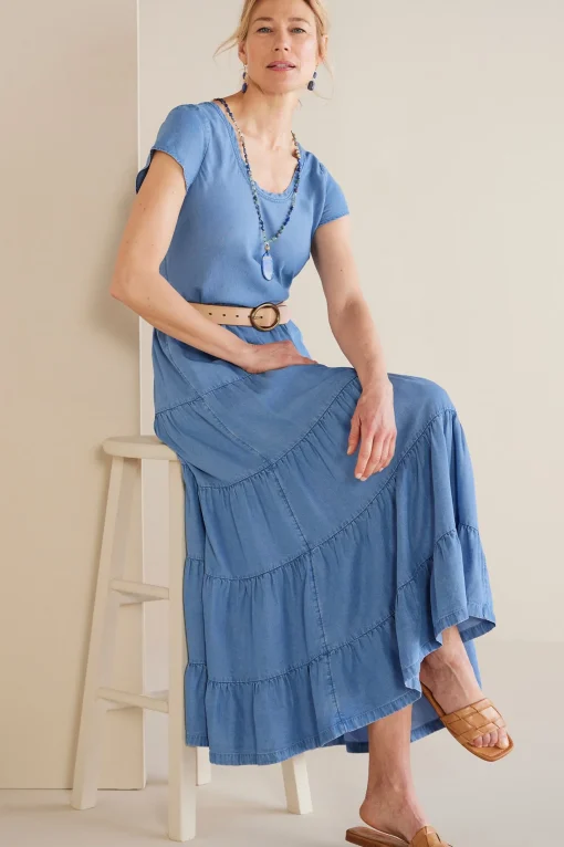 Soft Surroundings solids | mid-length-Kara TENCEL™ Dress