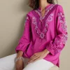 Soft Surroundings Feminine Flourish | Vacation Shop-Laney Voile Blouse