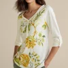Soft Surroundings Wear Now Styles | long sleeve-Maja Printed Pullover