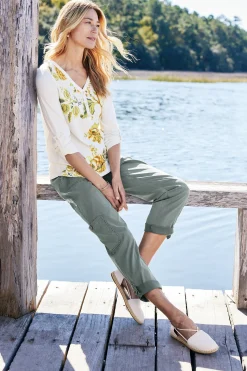 Soft Surroundings Wear Now Styles | long sleeve-Maja Printed Pullover