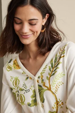 Soft Surroundings Wear Now Styles | long sleeve-Maja Printed Pullover