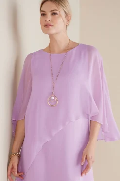 Soft Surroundings solids | short-Mariah Silk Dress