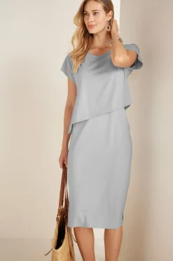 Soft Surroundings solids | mid-length-Mykonos Dress