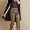 Soft Surroundings ankle | straight-Nevina Jacquard Trouser