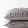 Soft Surroundings pillowcases & shams-Nicolette Crinkle Sham