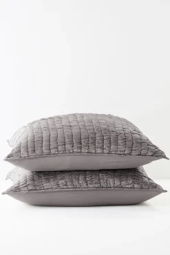 Soft Surroundings pillowcases & shams-Nicolette Crinkle Sham