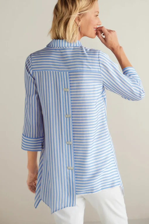 Soft Surroundings Into The Blues | Vacation Shop-On Pointe Shirt
