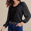 Soft Surroundings long sleeve | pullovers-Petites Emilie Top