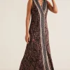 Soft Surroundings patterned | maxi-Petites Ikaria Dress