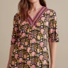 Soft Surroundings elbow length | pullovers-Petites Minta Top