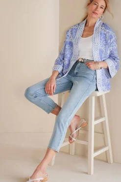Soft Surroundings Jeans-Petites Ultimate Denim Slim Leg Crop Jeans
