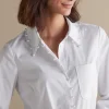 Soft Surroundings Everyday Styles | long sleeve-Rania Pearl Shirt