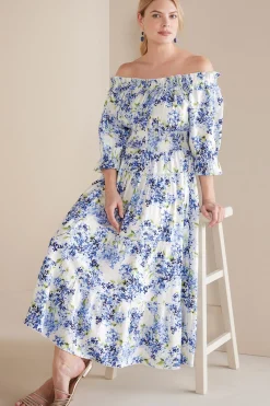 Soft Surroundings patterned | maxi-Rosana Maxi Dress