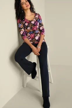 Soft Surroundings Soft Essential Styles | Feminine Flourish-Soft Essential™ SUPIMA® 3/4 Sleeve Tee
