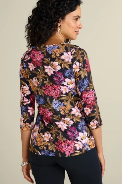 Soft Surroundings Soft Essential Styles | Feminine Flourish-Soft Essential™ SUPIMA® 3/4 Sleeve Tee