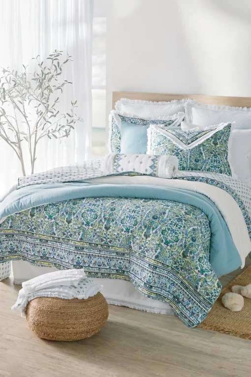 Soft Surroundings pillowcases & shams-Tallulah Textured Euro Sham
