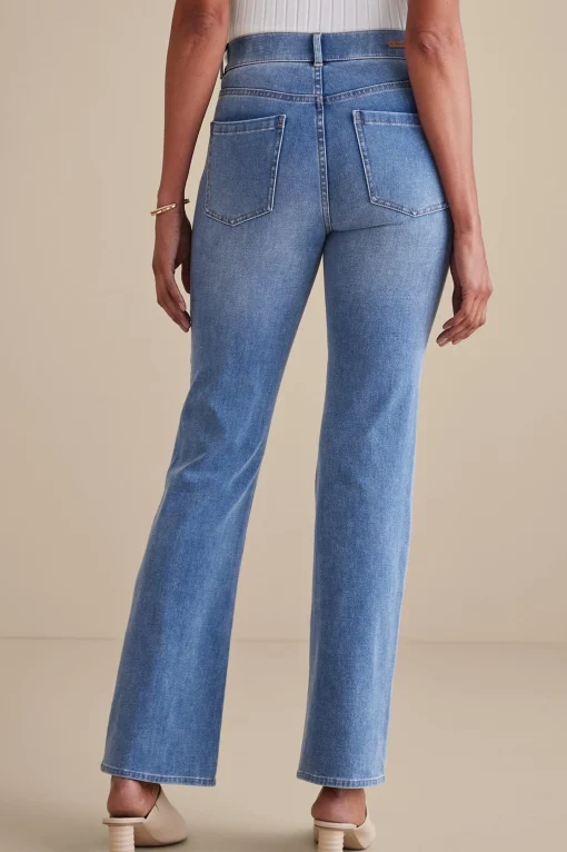 Soft Surroundings Into The Blues | Everyday Styles-Ultimate Denim Pull-On Bootcut Jeans