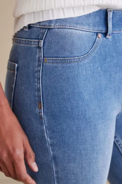 Soft Surroundings Into The Blues | Everyday Styles-Ultimate Denim Pull-On Bootcut Jeans