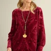 Soft Surroundings EVelvet Styles | long sleeve-Vanetta Velvet Top
