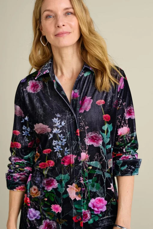 Soft Surroundings Everyday Styles | EVelvet Styles-Velvet Boyfriend Tunic Shirt