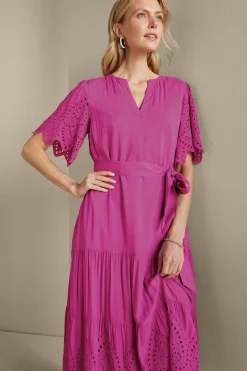 Soft Surroundings Feminine Flourish | Vacation Shop-Verena Eyelet Midi Dress