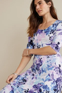 Soft Surroundings Feminine Flourish | occasion dresses-Vivienne Dress