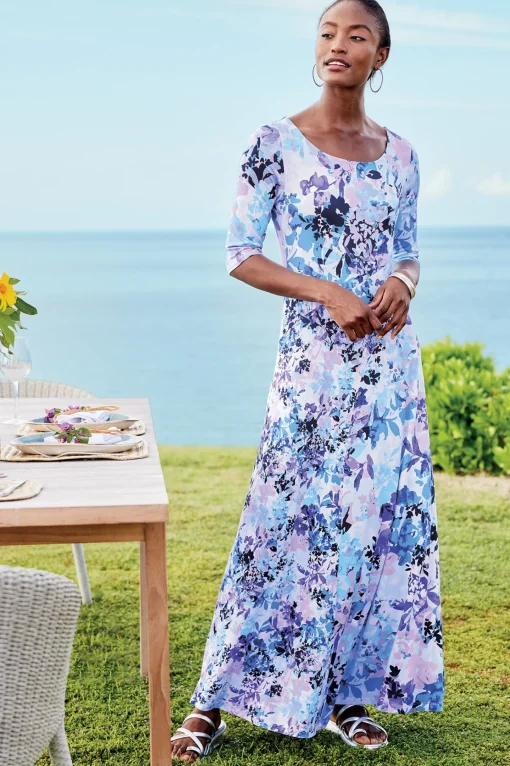 Soft Surroundings Feminine Flourish | occasion dresses-Vivienne Dress