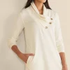 Soft Surroundings Wear Now Styles | long sleeve-Westminster Tunic Sweatshirt